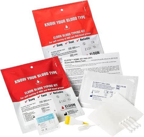 blood type test complete kit eldoncard air sealed envelope|Eldoncard Blood Type Test (Complete Kit) .